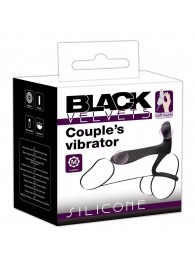 Черная насадка на член с вибрацией Couple’s Vibrator - Orion - в Благовещенске купить с доставкой