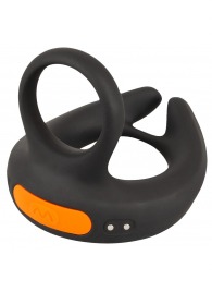 Черный вибростимулятор мошонки RC Scrotum Stimulator with Vibration - Orion - в Благовещенске купить с доставкой