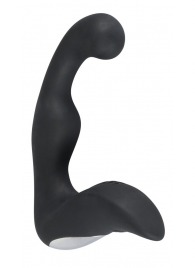Черный перезаряжаемый стимулятор простаты с вибрацией - 14,6 см. - Orion - в Благовещенске купить с доставкой