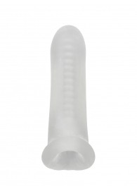 Белый фаллоудлинитель Striker - 13,5 см. - Lola Games - в Благовещенске купить с доставкой
