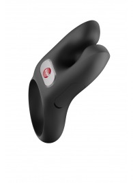 Черное эрекционное виброкольцо Nos - Fun Factory - в Благовещенске купить с доставкой