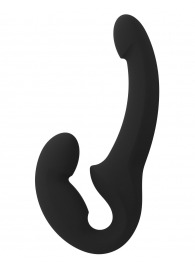 Черный безремневой страпон Share Lite - Fun Factory - купить с доставкой в Благовещенске