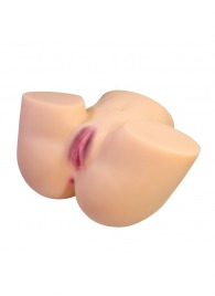 Телесный мастурбатор Liora с 2 любовными тоннелями - Baile - в Благовещенске купить с доставкой