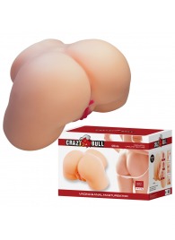 Телесный мастурбатор с 2 любовными отверстиями Olivia - Baile - в Благовещенске купить с доставкой