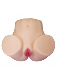 Телесный мастурбатор Julia с 2 любовными каналами - Baile - в Благовещенске купить с доставкой