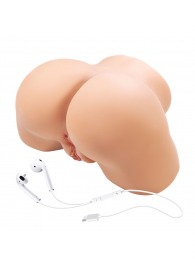 Телесный мастурбатор Olivia с 2 любовными отверстиями - Baile - в Благовещенске купить с доставкой