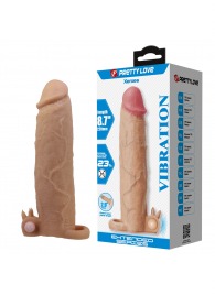 Телесная насадка на пенис Xerxes - 22 см. - Baile - в Благовещенске купить с доставкой