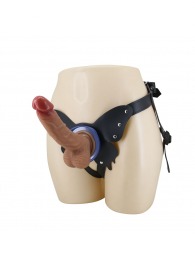 Поясной страпон Wells: трусики в форме бабочки и фаллоимитатор-насадка - Baile - купить с доставкой в Благовещенске