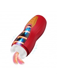 Интерактивный мастурбатор Solara с нагревом, вибрацией и поступательными движениями - Shots Media BV - в Благовещенске купить с доставкой