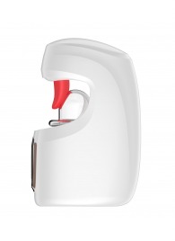 Белый мастурбатор с язычком и возвратно-поступательными движениями - Secwell - в Благовещенске купить с доставкой