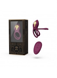 Фиолетовое эрекционное виброкольцо Bayek с пультом ДУ - Zalo - в Благовещенске купить с доставкой