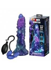 Фиолетовый яйцеродящий фаллоимитатор Duskwalker Sentinal на присоске - 22,4 см. - Baile - купить с доставкой в Благовещенске