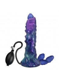 Фиолетовый яйцеродящий фаллоимитатор Duskwalker Sentinal на присоске - 22,4 см. - Baile - купить с доставкой в Благовещенске