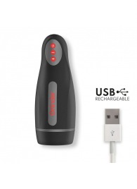 Черный автоматический мастурбатор с управлением через приложение - Oninder - в Благовещенске купить с доставкой