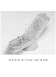 Белый мастурбатор FLIP 0 (ZERO) - Tenga - в Благовещенске купить с доставкой