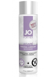 Женский лубрикант на водной основе JO AGAPE LUBRICANT ORIGINAL - 120 мл. - System JO - купить с доставкой в Благовещенске