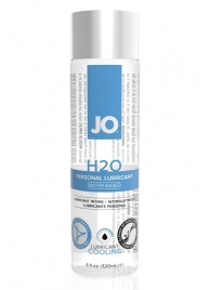 Охлаждающий лубрикант на водной основе JO Personal Lubricant H2O COOLING - 120 мл. - System JO - купить с доставкой в Благовещенске