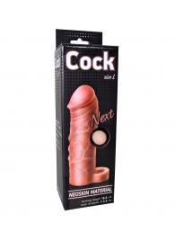 Фаллоудлинитель с кольцом COCK size L - 16,5 см. - LOVETOY (А-Полимер) - в Благовещенске купить с доставкой