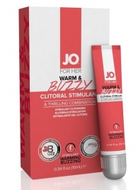 Клиторальный крем JO WARM   BUZZY CLITORAL GEL - 10 мл. - System JO - купить с доставкой в Благовещенске