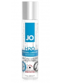 Возбуждающий лубрикант на водной основе JO Personal Lubricant H2O Warming - 30 мл. - System JO - купить с доставкой в Благовещенске