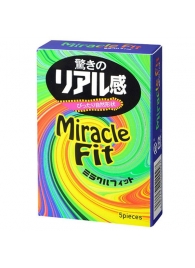 Презервативы Sagami Xtreme Miracle Fit - 5 шт. - Sagami - купить с доставкой в Благовещенске