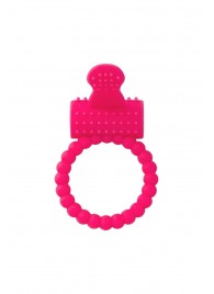 Розовое силиконовое виброкольцо A-toys - A-toys - в Благовещенске купить с доставкой