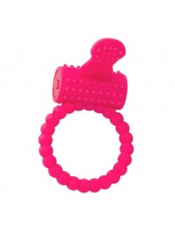 Розовое силиконовое виброкольцо A-toys - A-toys - в Благовещенске купить с доставкой
