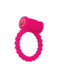 Розовое виброкольцо на пенис A-toys из силикона - A-toys - в Благовещенске купить с доставкой