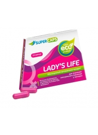 Возбуждающие капсулы Ladys Life - 14 капсул (0,35 гр.) - SuperCaps - купить с доставкой в Благовещенске