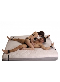 Бондаж для фиксации на кровати Frisky Bedroom Restraint Kit - XR Brands - купить с доставкой в Благовещенске