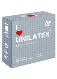 Презервативы с точками Unilatex Dotted - 3 шт. - Unilatex - купить с доставкой в Благовещенске