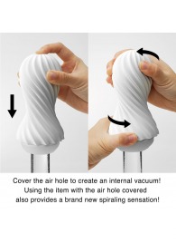 Мастурбатор FLEX Rocky Black с плотным рельефом - Tenga - в Благовещенске купить с доставкой