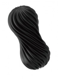 Мастурбатор FLEX Rocky Black с плотным рельефом - Tenga - в Благовещенске купить с доставкой