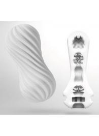 Мастурбатор FLEX Silky White с мягким рельефом - Tenga - в Благовещенске купить с доставкой