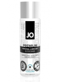 Охлаждающий лубрикант на силиконовой основе JO Personal Premium Lubricant Cooling - 60 мл. - System JO - купить с доставкой в Благовещенске