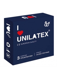 Ультрапрочные презервативы Unilatex Extra Strong - 3 шт. - Unilatex - купить с доставкой в Благовещенске