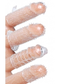 Набор из 4 насадок на член Pleasured Penis Enhancement Sleeve 4 Pack - XR Brands - в Благовещенске купить с доставкой
