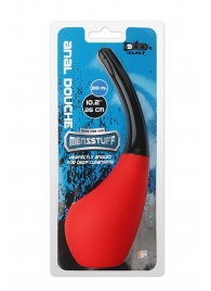 Анальный душ MENZSTUFF 310ML ANAL DOUCHE RED/BLACK - Dream Toys - купить с доставкой в Благовещенске