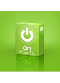 Цветные ароматизированные презервативы ON) Fruit   Color - 3 шт. - ON) - купить с доставкой в Благовещенске