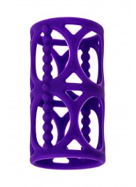 Фиолетовая насадка-сетка на член - A-toys - в Благовещенске купить с доставкой