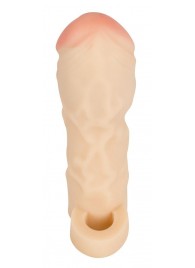 Закрытая удлиняющая насадка на пенис с подхватом мошонки T B Extension - Orion - в Благовещенске купить с доставкой