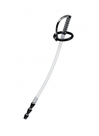 Силиконовый уретральный плаг со сменными фиксирующими кольцами Metal - ToyFa - купить с доставкой в Благовещенске