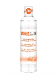 Гель-смазка 2-в-1 MASSAGE   LUBRICANT GUARANA - 300 мл. - Waterglide - купить с доставкой в Благовещенске