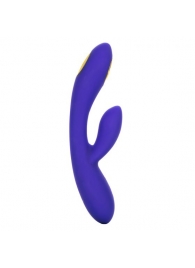 Фиолетовый вибратор с функцией электростимуляции Intimate E-Stimulator Dual Wand - 21,5 см. - California Exotic Novelties - купить с доставкой в Благовещенске