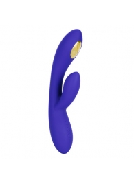 Фиолетовый вибратор с функцией электростимуляции Intimate E-Stimulator Dual Wand - 21,5 см. - California Exotic Novelties - купить с доставкой в Благовещенске