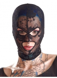 Кружевная маска-балаклава с отверстиями для глаз и рта - Orion - купить с доставкой в Благовещенске