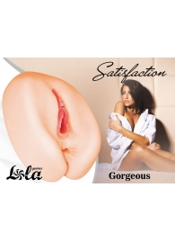 Мастурбатор с 2 тоннелями Satisfaction Gorgeous - Lola Games - в Благовещенске купить с доставкой