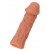 Телесная реалистичная насадка KOKOS Extreme Sleeve 05 с дополнительной стимуляцией - 12,7 см. - KOKOS - в Благовещенске купить с доставкой