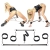 Комплект наручников и наножников с распорками Spread  em Bar and Cuff Set - Pipedream - купить с доставкой в Благовещенске