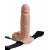 Телесный перезаряжаемый вибрострапон 7  Hollow Rechargeable Strap-on with Balls - 20,3 см. - Pipedream - купить с доставкой в Благовещенске